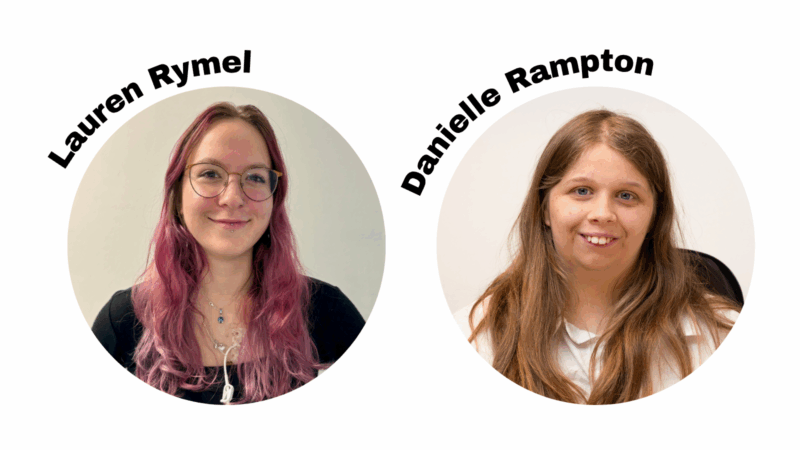 head shots of lauren and danielle, Ruils interns