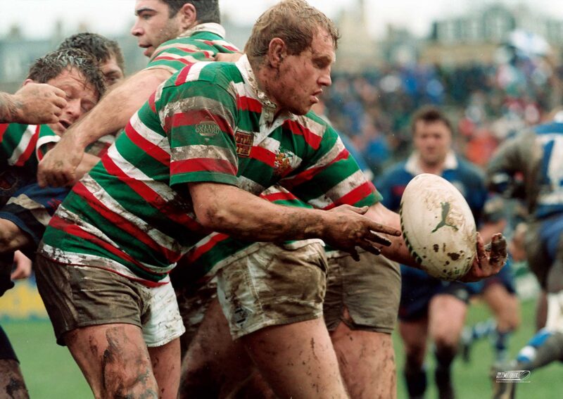 Image of Dean Richards playing rugby