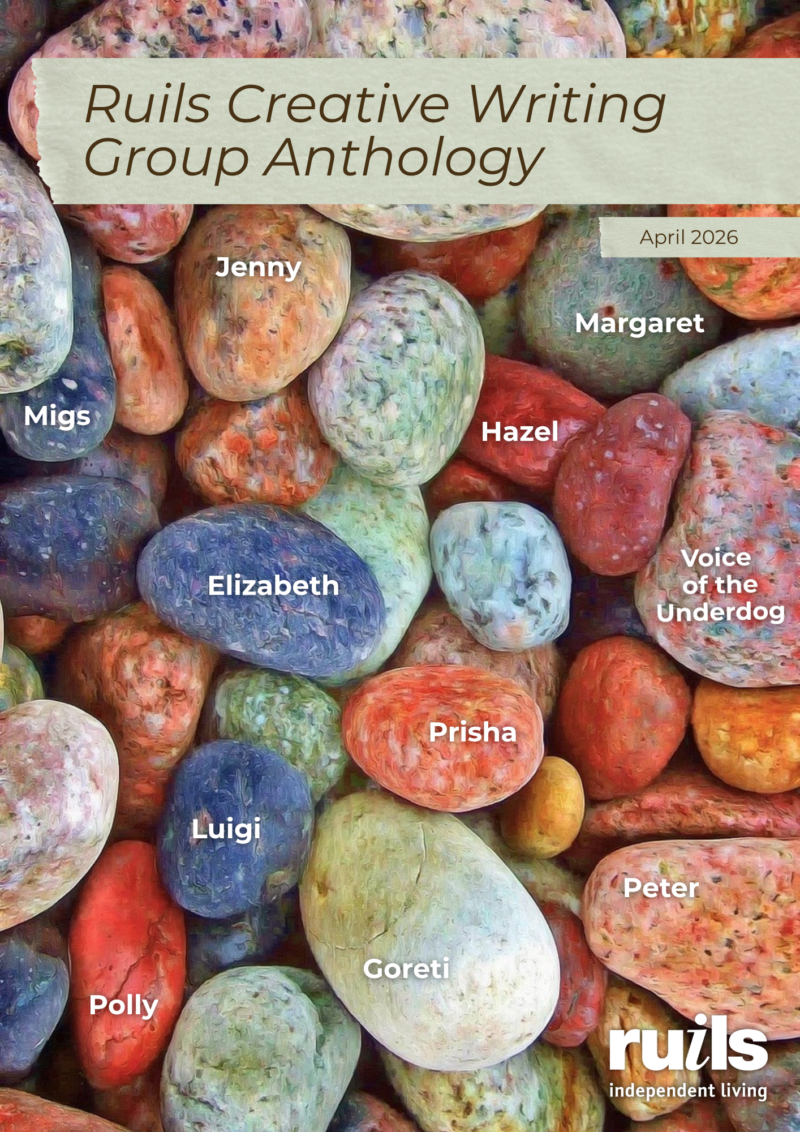 Front page of the creative writing anthology